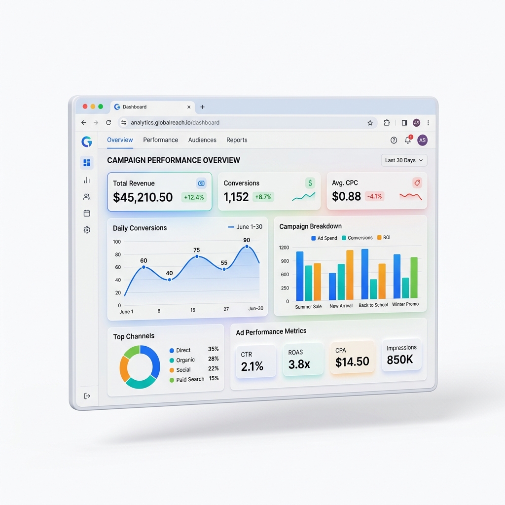 Campaign Analytics Mockup