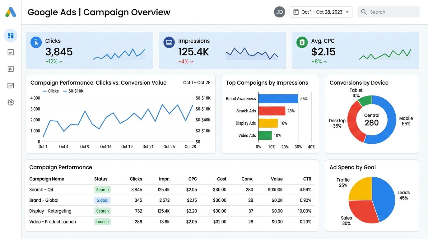 Google Ads Dashboard