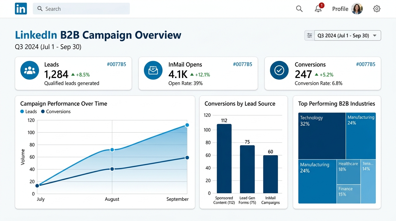 LinkedIn Analytics Dashboard